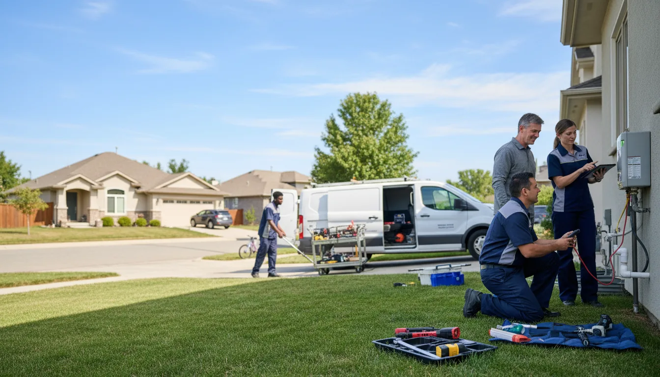 Tankless water heater service in Lucan, MN